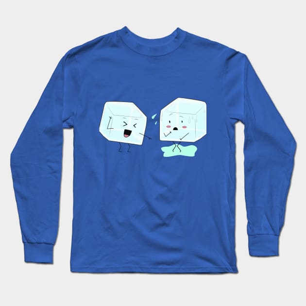 Ice cube problems Long Sleeve T-Shirt by Albaricoque